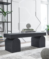 Tampa Furniture Outlet Lutz - Ashley Furniture - Holgrove Accent Bench - Accent Bench / Black / 50"W x 16"D x 18"H - A3000683